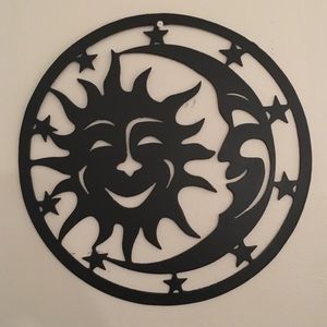 Sun & Moon Metal Wall Art